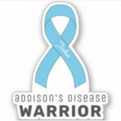 Addison's Disease Warrior Vinyl Sticker (Voorkant)
