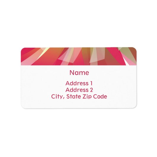 Address Labels - Abstract (Voorkant)