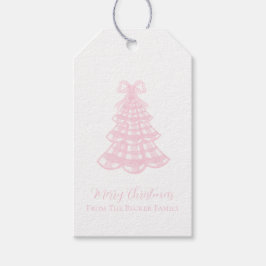 Addy's Collectie - Christmas Tree Gift Label Cadeaulabel