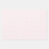 Addy's roze marshmallow Gingham inpakpapier Vel (Voorkant 3)