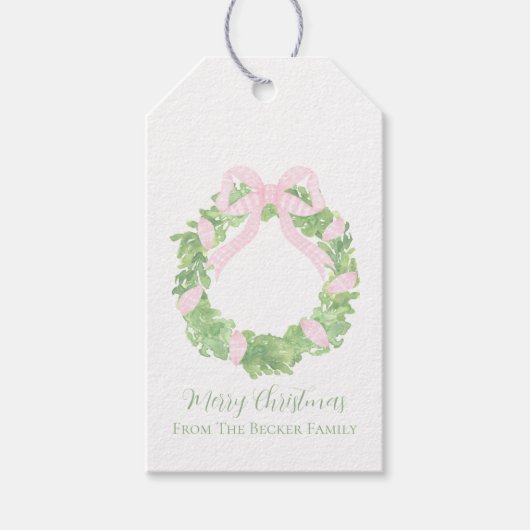 Addy's Wreath Gift Labels Cadeaulabel (Voorkant)