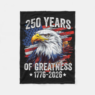 Adelaar 250 Jaar Amerikaans 1776 2026 250e Verjaar Fleece Deken