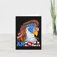 Adelaar 4 juli mullet Amerikaanse vlag VS patriot