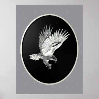 Adelaar bij Nacht Poster