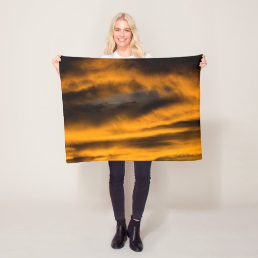adelaar burnout fleece deken (In situ)