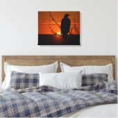 adelaar canvas afdruk (Insitu (Slaapkamer))