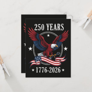 Adelaar En Vlag 250 Jaar 1776-2026 250ste Kaart