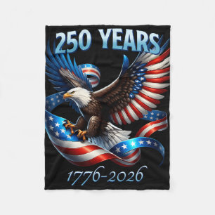 Adelaar en Vlag 250 Jaar 1776-2026 250ste Verjaard Fleece Deken
