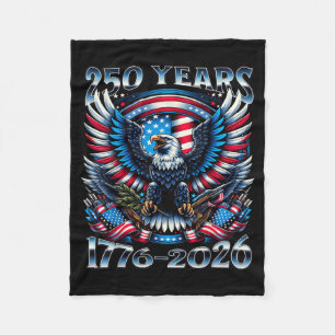 Adelaar en Vlag 250 Jaar 1776-2026 250ste Verjaard Fleece Deken