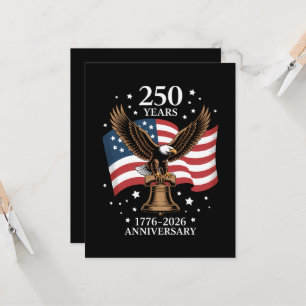 Adelaar en Vlag 250 Jaar Amerika 1776-2026 Kaart