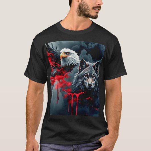 Adelaar en Wolf T-shirt (Voorkant)