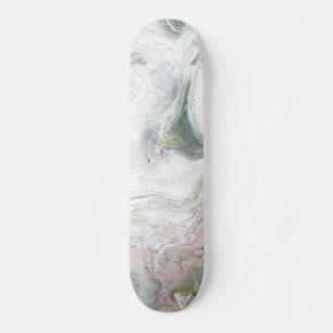 Adelaar Fluffy Witte Abstract Skateboard Deck