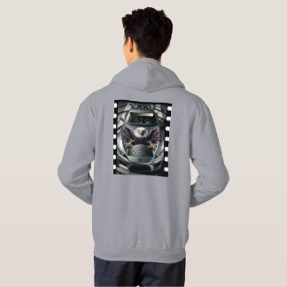 Adelaar Greep Banden Film Frame Grafisch Hoodie