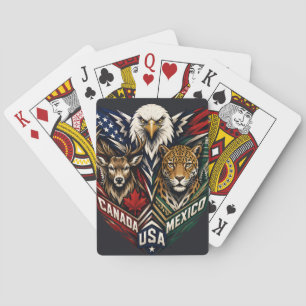 Adelaar Hert Jaguar Natuur Kunst Pokerkaarten