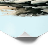 Adelaar in Waterverf Perfect Poster (Hoek)