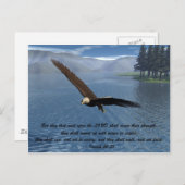 Adelaar met de Schrift Briefkaart (Voorkant / Achterkant)