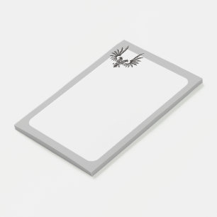 Adelaar met twee koppen post-it® notes