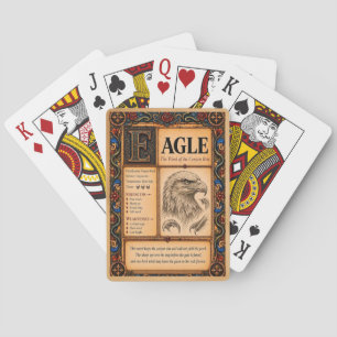 Adelaar, Middeleeuwse Bestiarium Kunst Pokerkaarten