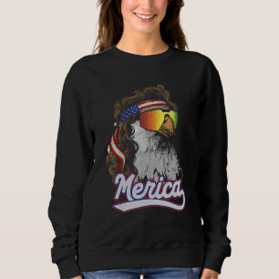 Adelaar Mullet Merica 4 juli Amerika Patriotisch 9 Trui