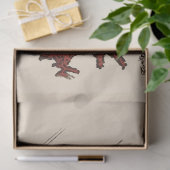 ADELAAR OP DE DENNENTAK IN DE REGEN Ukiyoe Tissuepapier (Geschenk)