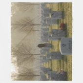 ADELAAR op MILITAIRE BEGRAAFPLAATS Fleece Deken (Voorkant)