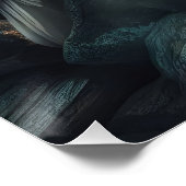 Adelaar op Rocky Terrain Perfect Poster (Hoek)