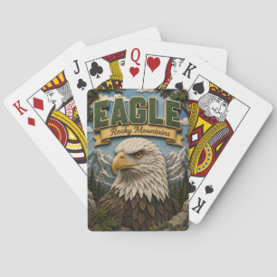 Adelaar Rocky Mountains POPCUT Pokerkaarten