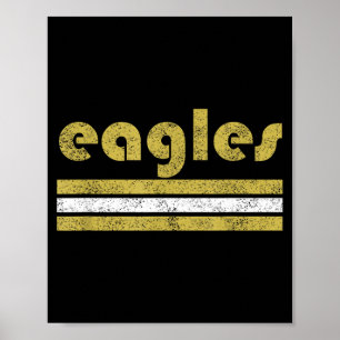 Adelaar Schoolsfeer Pep Rally Game Sport Goud Poster