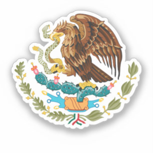 Adelaar van de Mexicaanse vlag Sticker