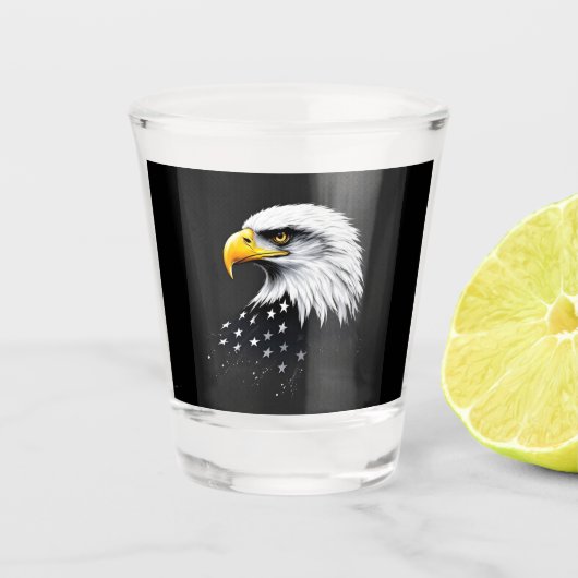 Adelaar van de Vrijheid Shot Glas (Voorkant)