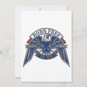 Adelaarembleem met Born Free-spandoek, Majestueuze Kaart