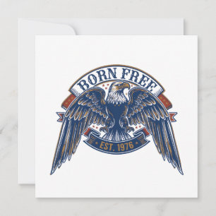 Adelaarembleem met Born Free-spandoek, Majestueuze Kaart