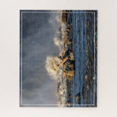 Adelaars en ruw water legpuzzel (Verticaal)