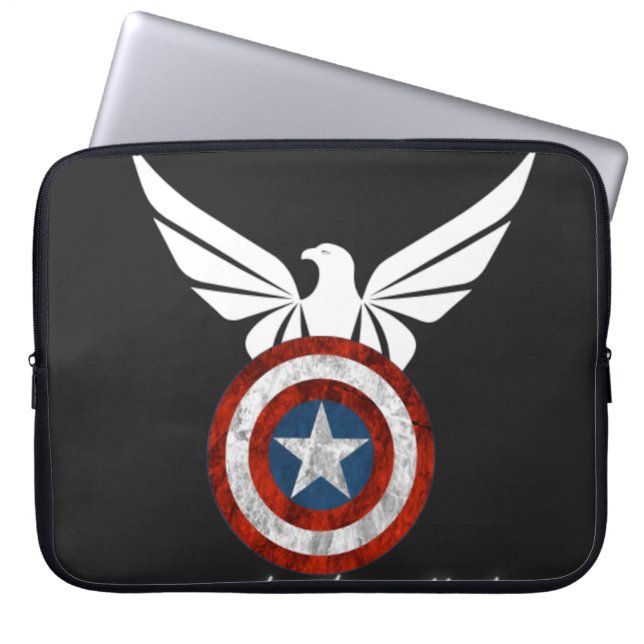 Adelaarsbeschuttingsdeksel Laptop Sleeve (Voorkant)