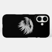 Adelaarskop gewaagd dierlijk ontwerp, mannen's Sty Case-Mate iPhone Case (Achterkant (horizontaal))