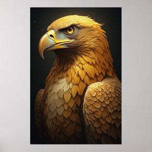Adelaarsportret Krachtige Roofvogel Poster