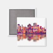 Adelaide Australia Skyline Magneet (Voorkant / Achterkant)