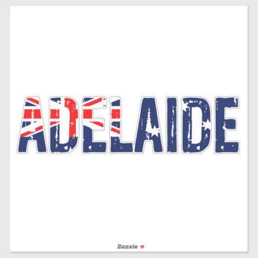 Adelaide Australia Sticker (Vel)