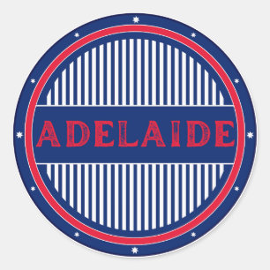 Adelaide City Pride Embleem – Australische identit Ronde Sticker