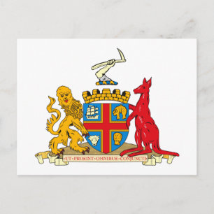 Adelaide Coat of Arms Briefkaart