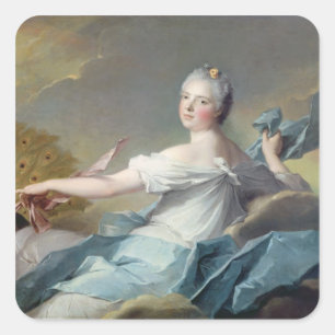 Adelaide de France, als onderdeel van Air Vierkante Sticker