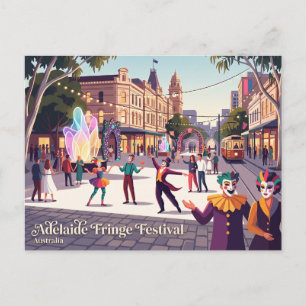 Adelaide Fringe Festival Australië Briefkaart