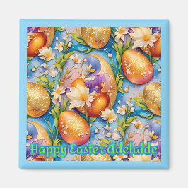 ADELAIDE ~ Happy Easter ~ Golden Eggs ~  Magneet