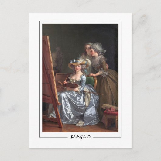 Adélaïde Labille-Guiard #2 - Kunstkaart Briefkaart (Voorkant)