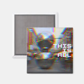 Adélaïde Malls Boules Souvenir Frigo Magnet Glitch (Recto/Verso)