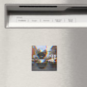 Adélaïde Malls Boules Souvenir Frigo Magnet Glitch (In Situ (Lave-vaisselle))