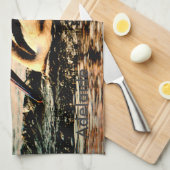 Adelaide Pelican Theedoek (Quarter Fold)