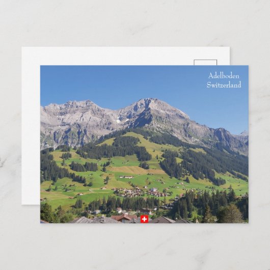 Adelboden, Suisse Carte postale (Devant / Derrière)