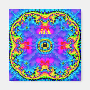 ADELE ~ 3D Fractal Design Fluoro Shades Magnet Magneet