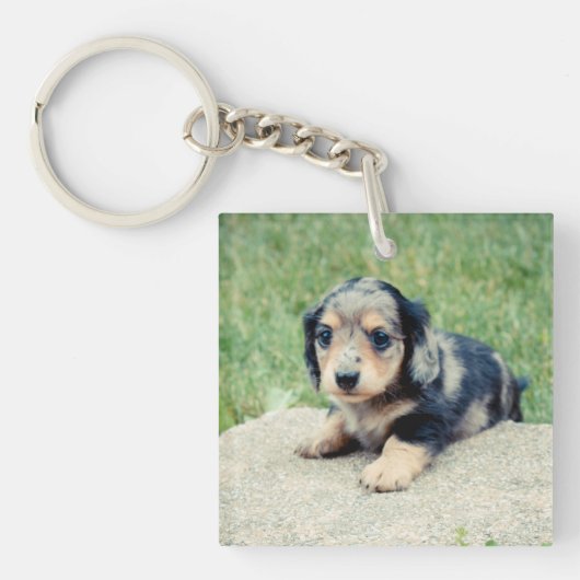 Adele 6wks Double Photo Keepomwille Sleutelhanger (Voorkant)